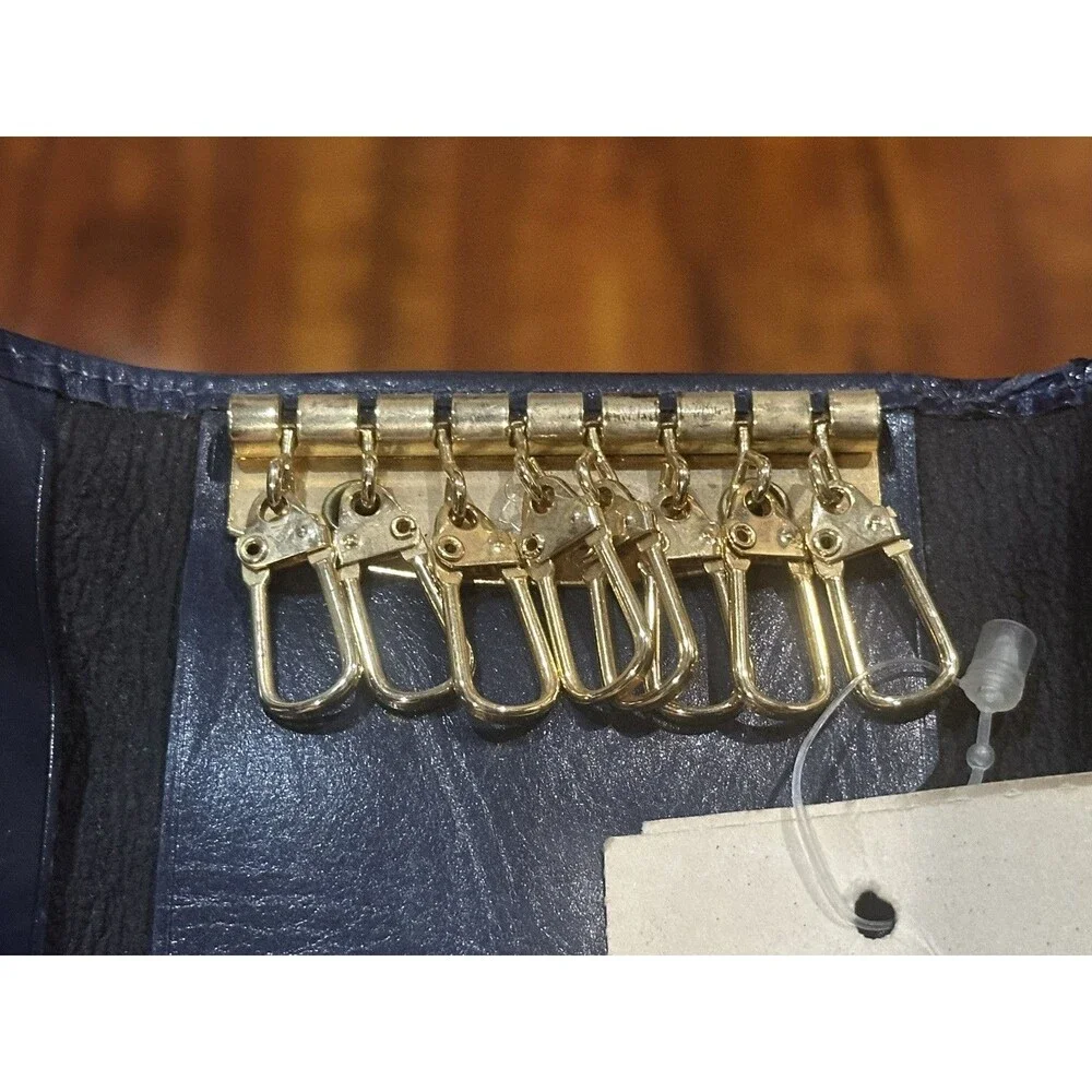 Gary’s of California Genuine Snake Leather 8-Ring Key Holder Case New with Tags!